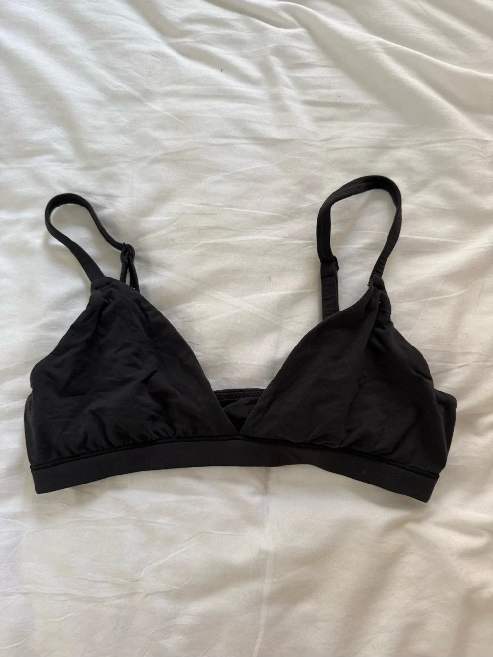 Skims Black Triangle Bralette